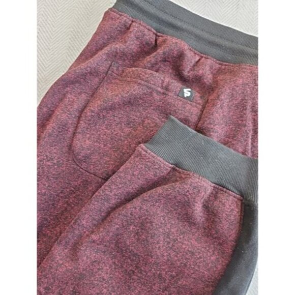SouthPole Jogger Sweatpants 5XB Track Athletic Lounge Pants Maroon NWT Classic - Picture 13 of 14